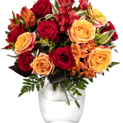 Kytica ruží a alstromérií Ris