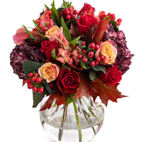 Kytica z ruží a horténzie Lop