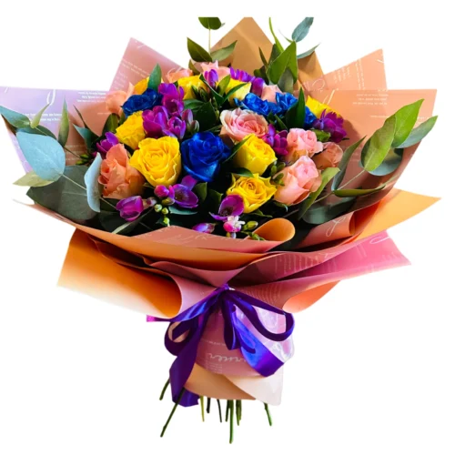 Pestrofarebná kytica