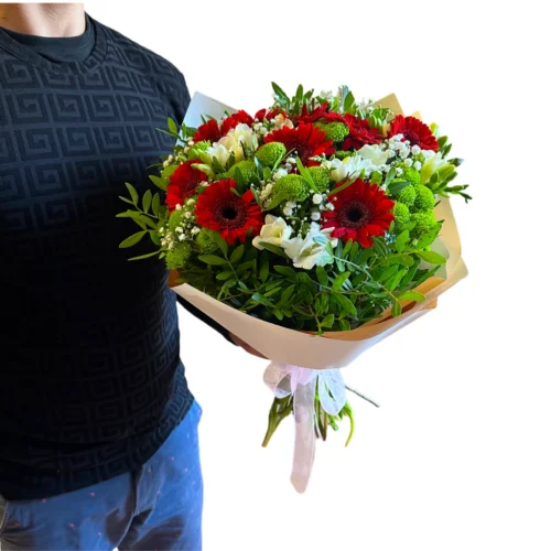 Kytica z gerbier a frézií Felin