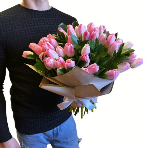 Ružové tulipány Denda