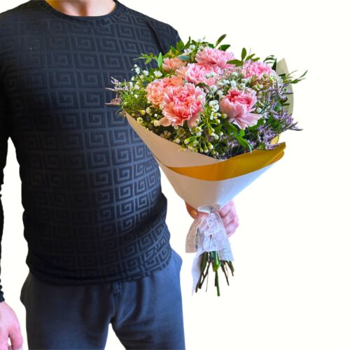 Ružové karafiáty Belty